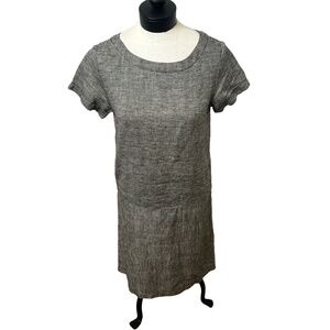garnet hill linen trapeze dress Seamed Knit Trapeze Dress - M(8-10)
